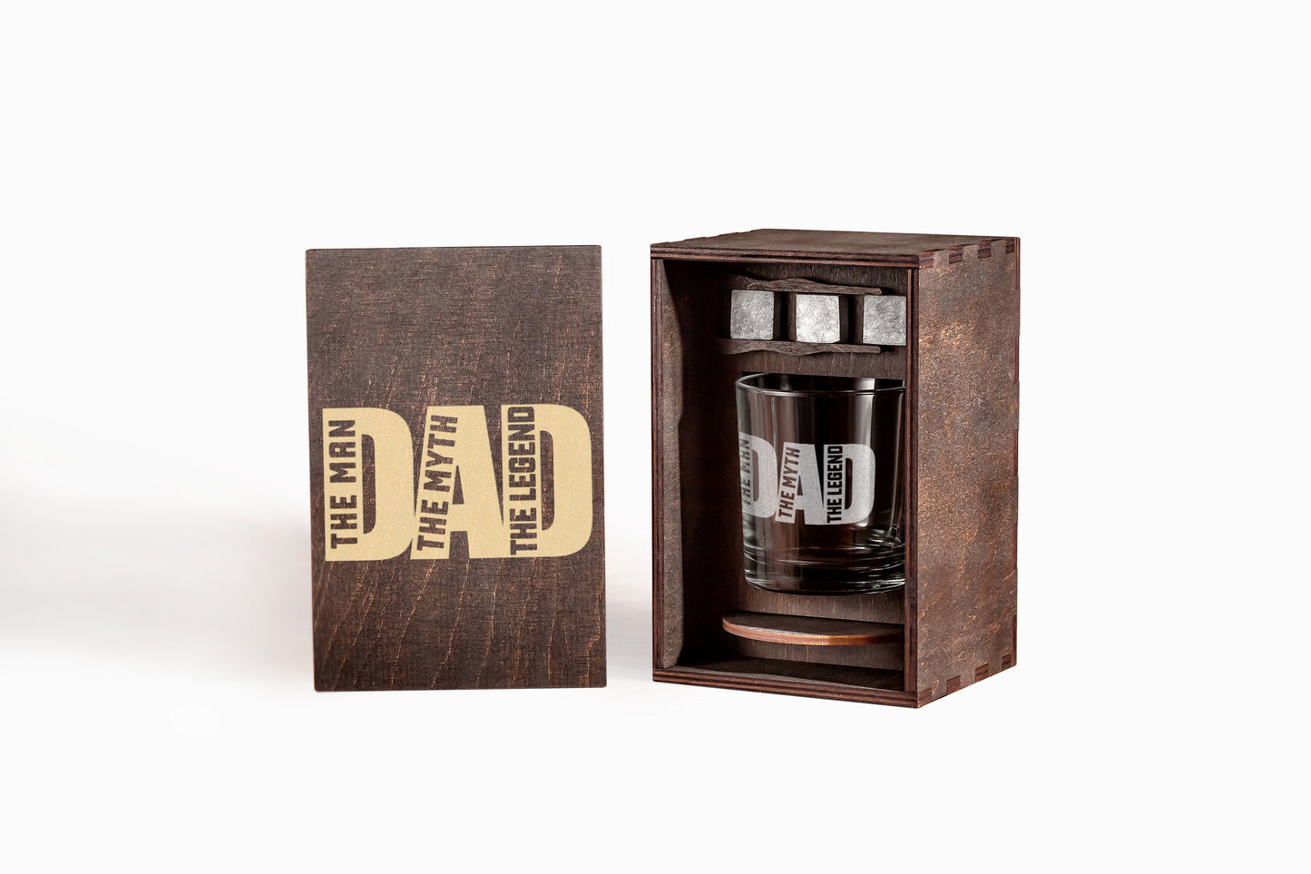 Whiskey Gift Set – "The Man, The Myth, The Legend"