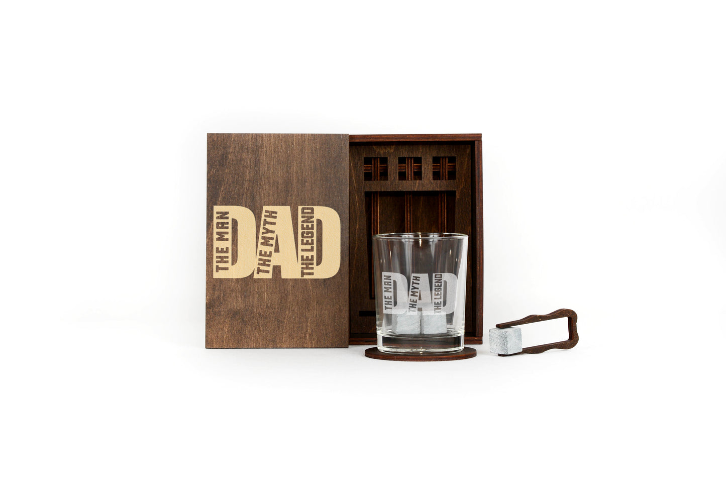 Whiskey Gift Set – "The Man, The Myth, The Legend"