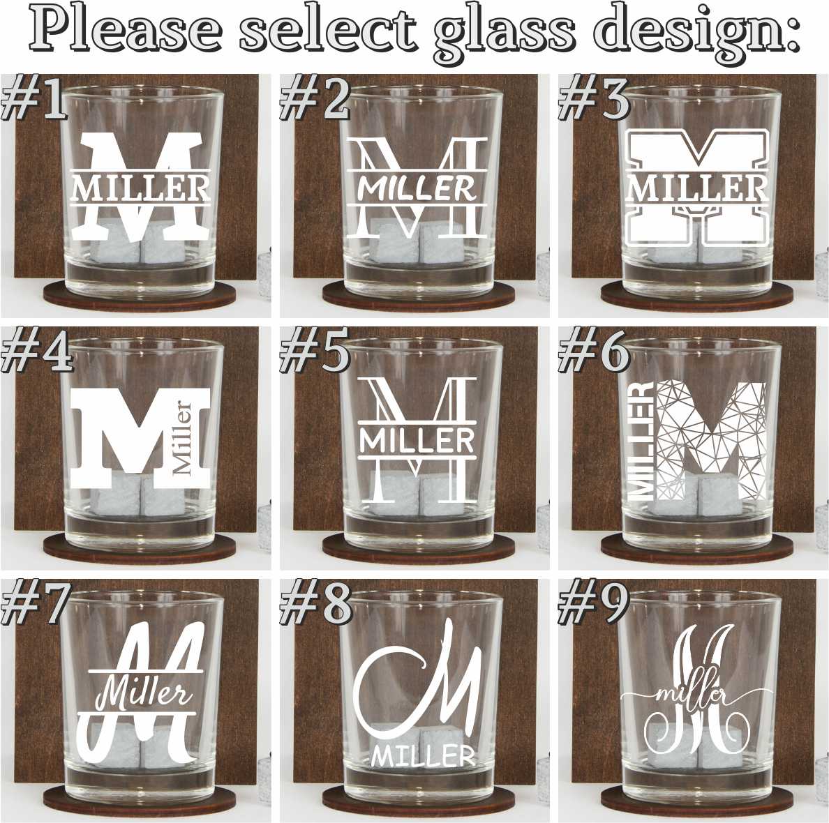 Groomsmen Personalized Whiskey Glass in Wooden Barrel
