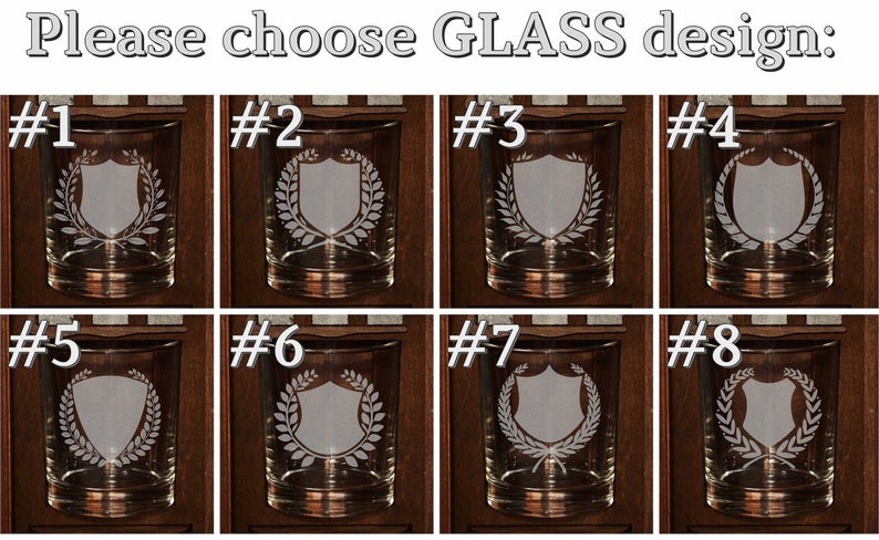 Personalized Whiskey Glass Set in Wooden Barrel – Best Man & Groomsmen Gift