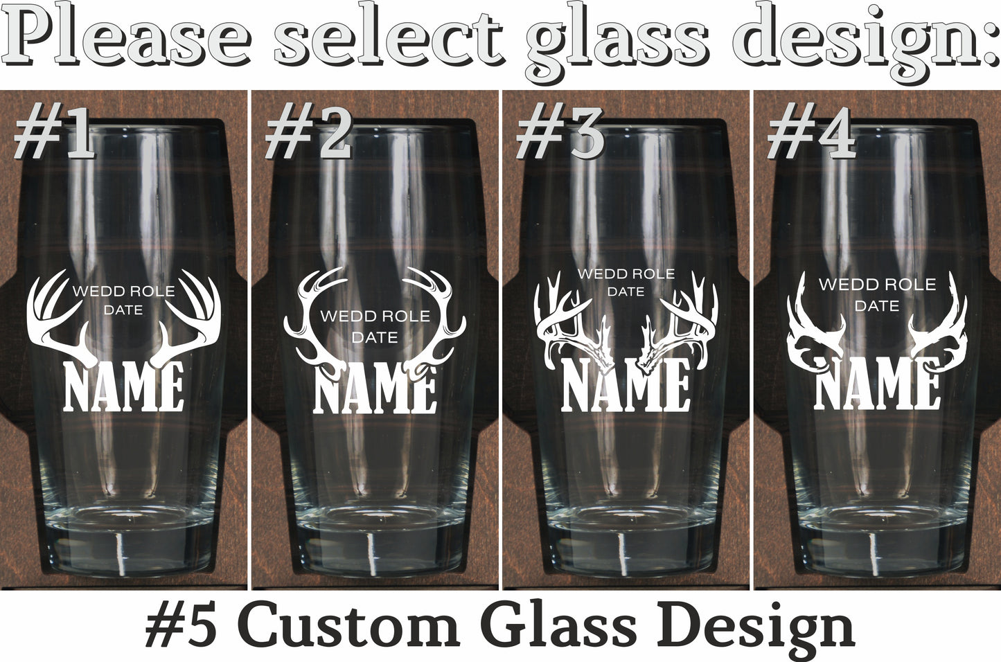 Personalized Beer Barrel Gift for Groomsmen – Deer Antlers