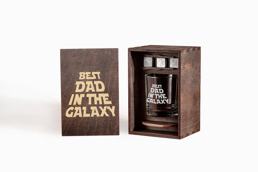 Best Dad in the Galaxy – Whiskey Gift Set